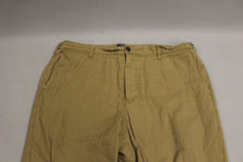 Load image into Gallery viewer, LL Bean Men&#39;s Tan Trousers with Plaid Lining - Size: 42 - Used
