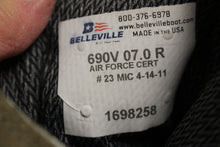 Load image into Gallery viewer, Belleville 690V Air Force Combat Flight Boot - Size: 7R - OD Green - Used