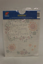 Load image into Gallery viewer, PLAID Iron-On Transfer "May all your Weeds be Wildflowers" - New