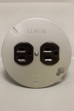 Load image into Gallery viewer, Leviton 5042 15 Amp, 125 Volt, Duplex Receptacle On 4-Inch Cover - New