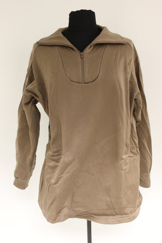 Military Issued Cold Weather Polypropylene Undershirt - Large - Brown - Used