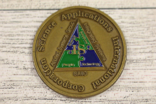 Science Applications International Corporation Challenge Coin - Extra Mile Award