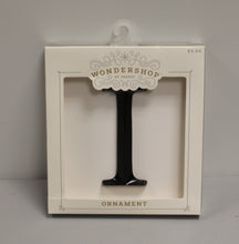 Load image into Gallery viewer, Wondershop Initial I Letter Monogram Ornament - Black - New