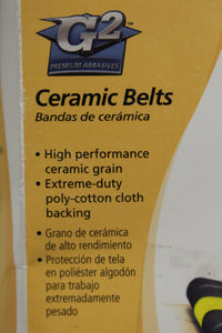 Shop Smith P120 Ceramic Belt - 12125 - 3" x 21" - Moderate Surface Prep -4 Belts