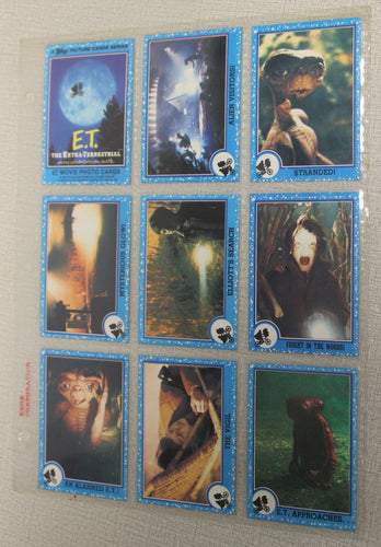 1982 E.T. The Extra-Terrestrial In His Adventure On Earth Trading Cards-You Pick