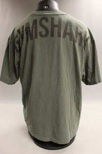 Gym Shark Short Sleeve Sage Green T-Shirt - Large - Used