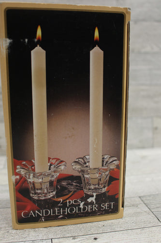 Vintage Borgonovo Queen Taper Candle Holder - Set of 2 - New
