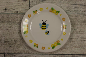 Schylling Tea Plate - Choose Bumble Bee or Butterfly - 2.5" - Used