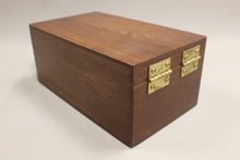 Load image into Gallery viewer, Vintage Wooden Index Card File Box - 10x6x4.5" - Used