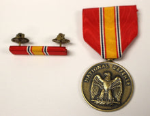 Load image into Gallery viewer, WWII National Defense Service Medal &amp; Ribbon Set - Used