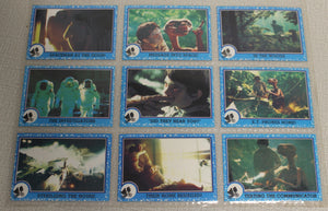 1982 E.T. The Extra-Terrestrial In His Adventure On Earth Trading Cards-You Pick