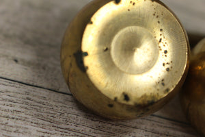 Brass Chowmukh Haldi 4 Bowl Holder - Used