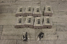 Load image into Gallery viewer, Set of 8 Leviton 105-13353-N Fluorescent Lampholder Pedestal Base - Open Box