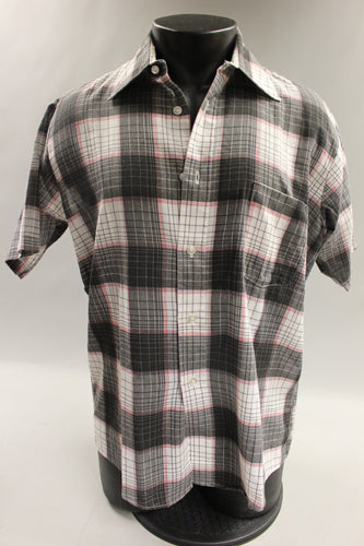Vintage Durable Press Men's Plaid Shirt - Large - Used