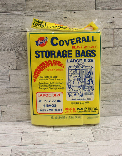 Warp's Heavy Weight Coverall Storage Bags - Large Size - 40