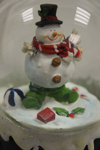 Christmas Musical Snowman Snow Globe - Used
