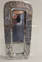 Load image into Gallery viewer, Mexican Pewter Christmas Serving Tray - 14" x 6" - Used