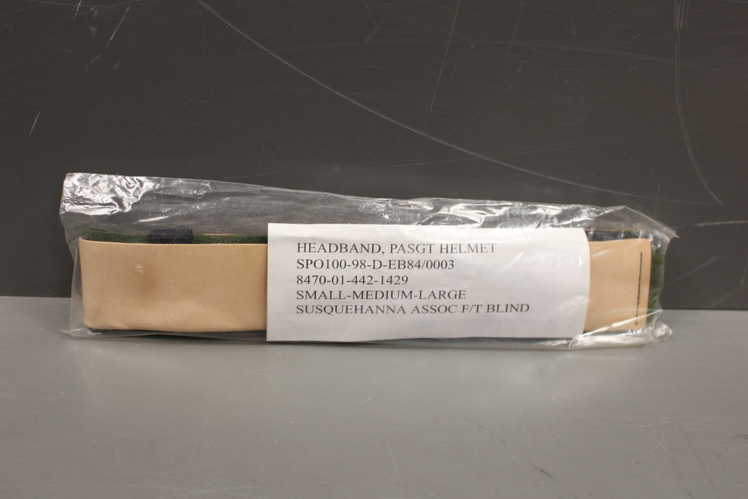 US Military PASGT Helmet Headband - 8470-01-442-1429 - New!