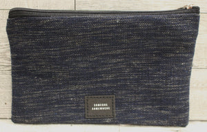 Delta Airlines Amenity Toiletries Bag Pouch & Eye Mask - Someone Somewhere -Used