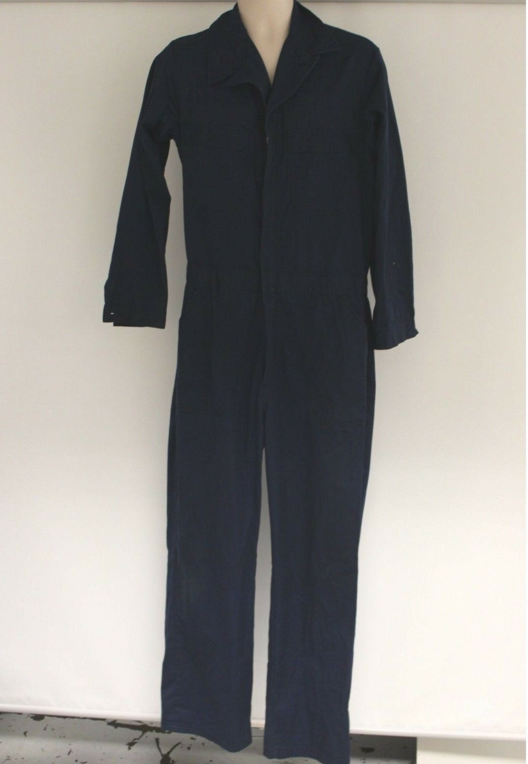 US Navy Blue Utility Coveralls - Size: 40L - 8405-01-057-3489