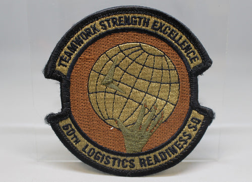 60th Logistics Readiness Squadron Patch - OCP - Teawmwork Strength Excellence