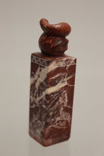 Load image into Gallery viewer, Chinese Stone Seal Stamp and Ink Set - "Sarah" - Used