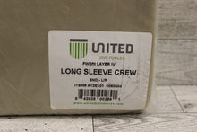 Load image into Gallery viewer, United Long Sleeve Base Crew T-Shirt - Large Regular - Sand Tan - Choose Layer