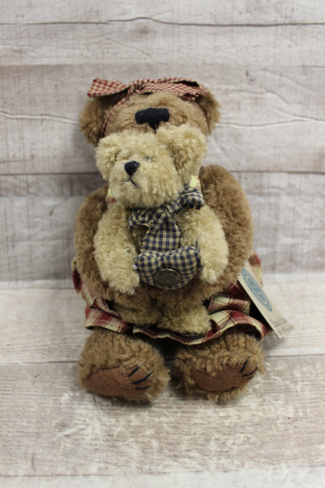 Boyd's Bears and Friends Mama and Baby Bear Stuffed Bears -New