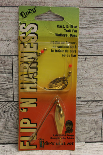 Lindy Flip 'N Harness - Cast, Drift or Troll for Walleye & Bass - Choose Color