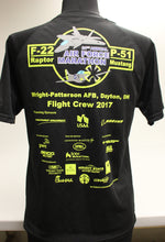 Load image into Gallery viewer, Air Force Marathon Volunteer T-Shirt - Wright-Patterson AFB Flight Crew 2017 - S