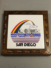 Load image into Gallery viewer, San Diego Wood/Cork Trivet - 8&quot; x 8&quot; - Used