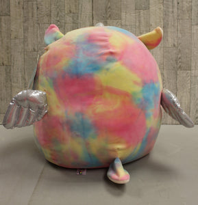Original Squishmallow - Lucy-May - Llama Pegacorn Rainbow - 16" Tall - Used
