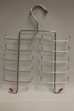 Load image into Gallery viewer, Metal Scarf and Tie/Belt Hanger Storage Rack - Used