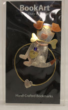 Load image into Gallery viewer, Book Art Metal Dog Bookmark - Multicolored - New