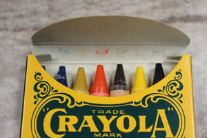 Crayola Collectors Colors Tin With Crayons -Used