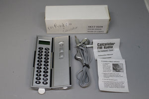 Handheld FM Radio And Calculator With Case -Used