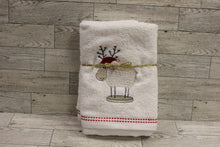 Load image into Gallery viewer, Balsam &amp; Fir Trading Co. Christmas Moose Holiday Hand Towels - Set of 2 - New