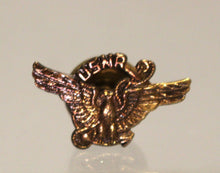 Load image into Gallery viewer, USNR Navy Reserve Eagle Screw Back Lapel Pin - Used