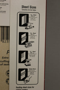 ACE Bare Wood Sandpaper - 320 Super Fine Grit - 9" x 11" - 5 Sheets - NEW