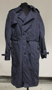 US Navy Blue Man's All Weather Coat with Removable Liner - 42L - Used