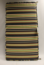 Load image into Gallery viewer, Outdoor Patio Welted Bench Settee Cushion - Striped - 41.5&quot; x 22&quot; - Used