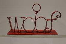 Load image into Gallery viewer, WOOF Red Clip Frame - Clips to hold picture - Used