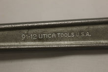 Load image into Gallery viewer, Vintage Utica Tools 91-12 Adjustable Crescent Style Wrench - Alloy Steel - Used