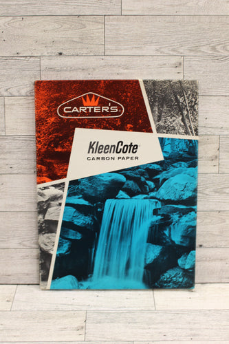 Vintage Carter's Kleencote Carbon Paper 100 Sheets -New