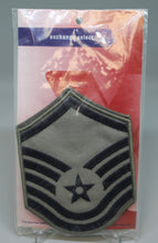 Load image into Gallery viewer, AF Air Force Master Sergeant E-7 Set of 2 Sew On Patches - Large - ABU - New
