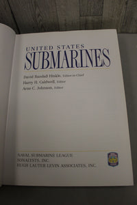 United States Submarines - Hardcover - David R. Hinkle, Harry Caldwell, Arne Joh