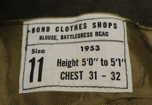 1950's Royal Canadian Army Cadet Battledress Jackets - Choose Size - Used