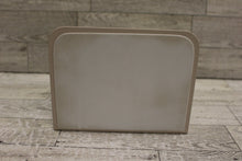 Load image into Gallery viewer, Vintage Glossy Beige Metal Arch Bookend - Only 1 bookend - Used