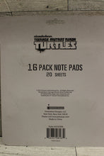 Load image into Gallery viewer, Vintage Teenage Mutant Ninja Turtles Mini Note Pads - Set of 16 - New