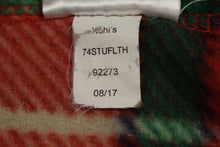 Load image into Gallery viewer, St. Nicholas Square Plaid Fleece Throw - 50&quot; x 60&quot; - Used